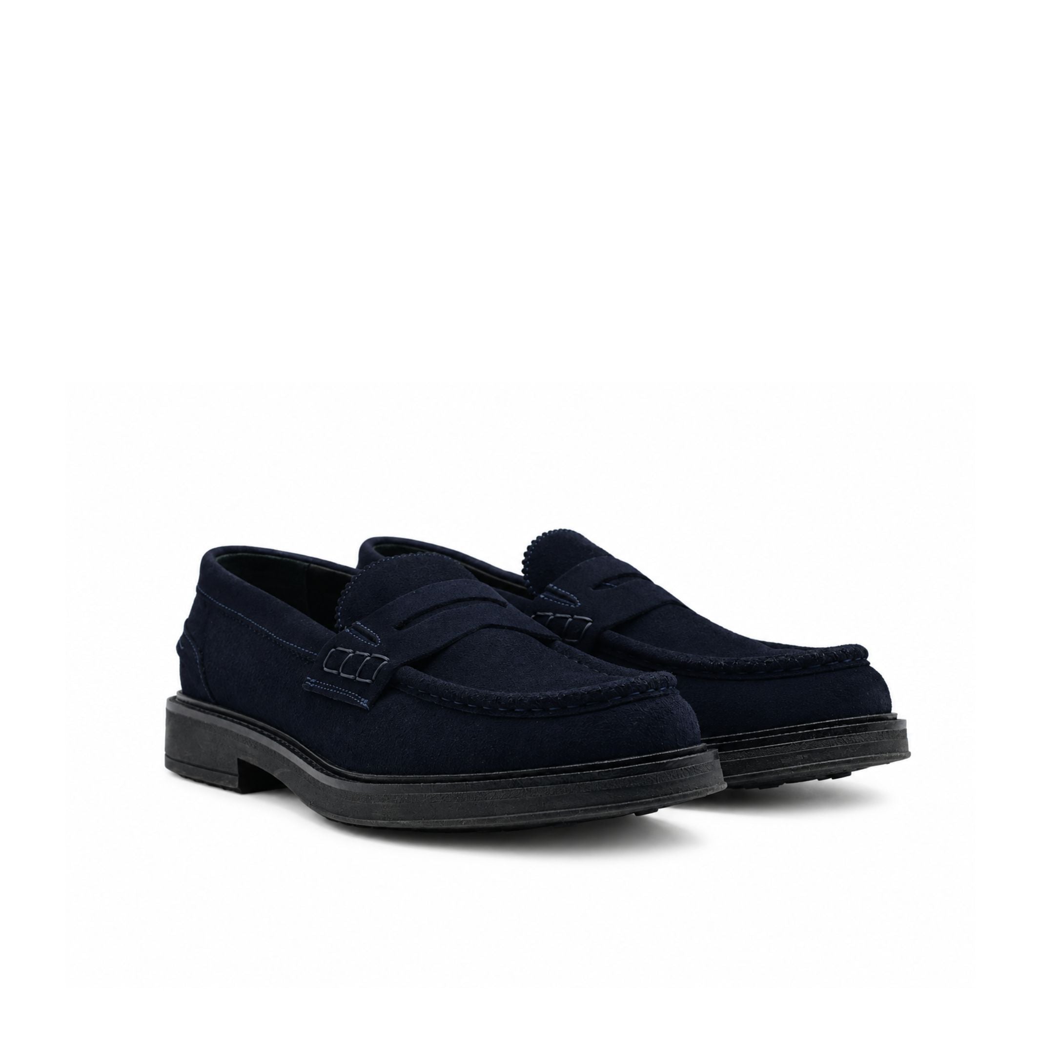 Blake College Mocassino Uomo in camoscio