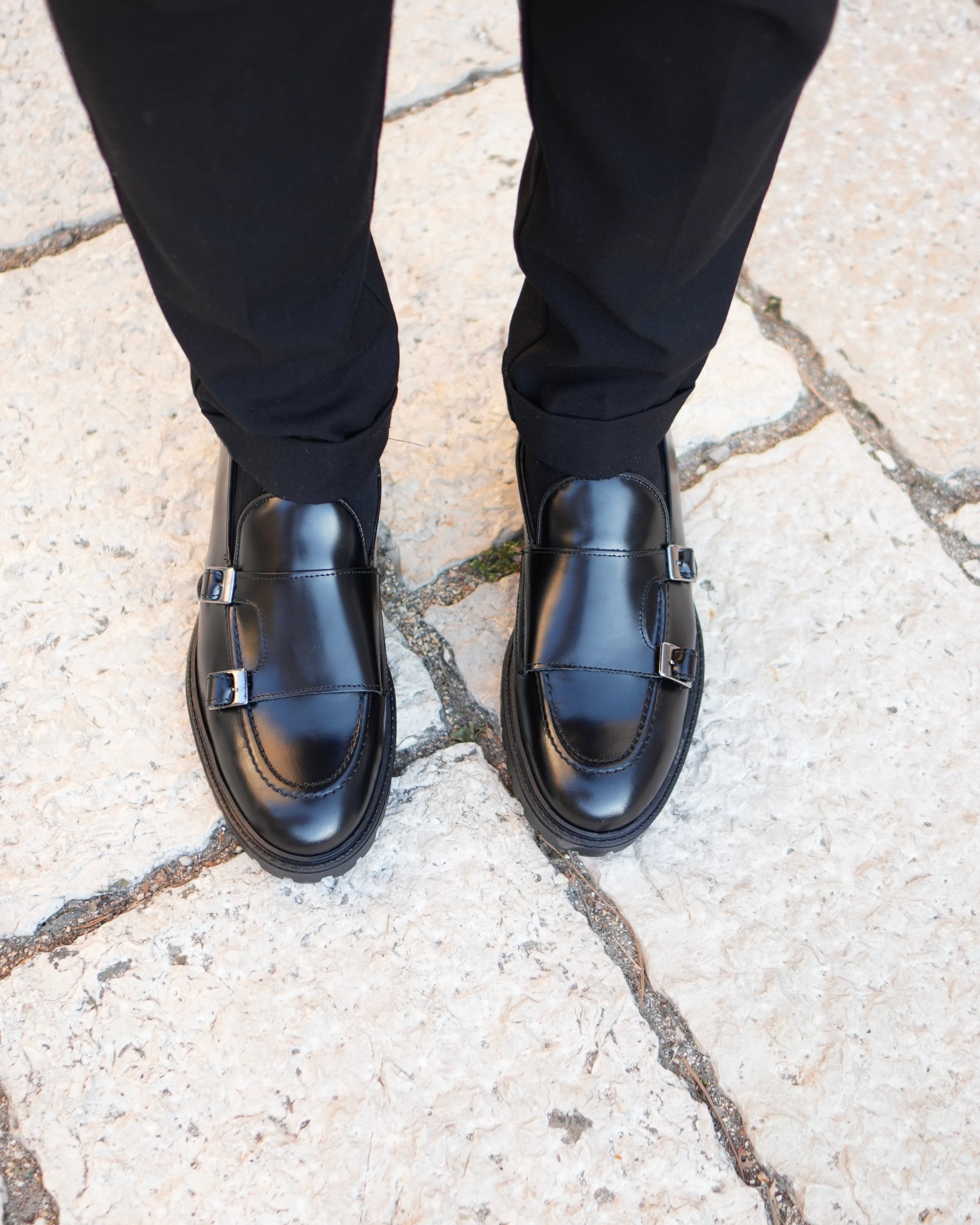 Jonhson mokasíny pánské z pravé broušené kůže