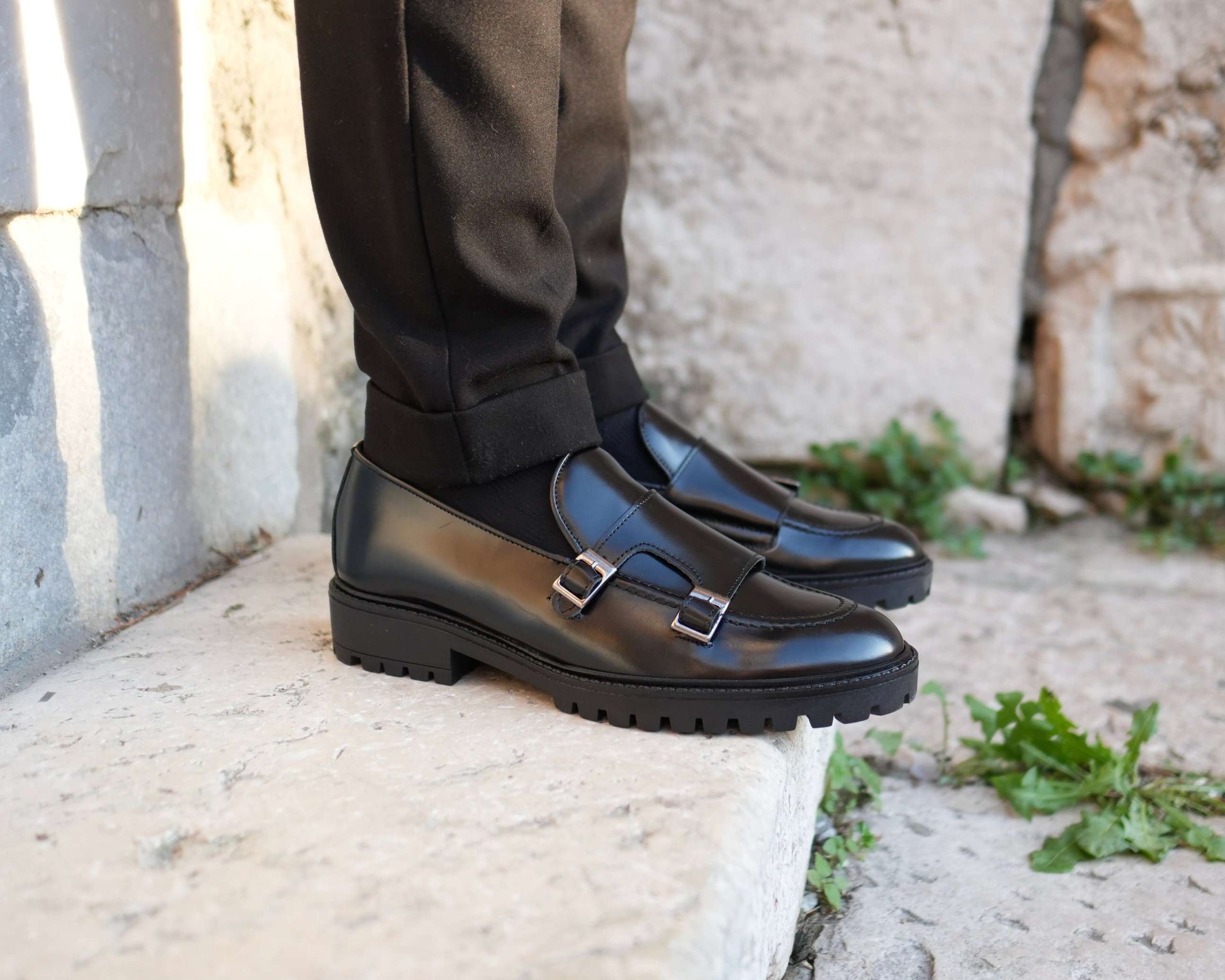 Jonhson mokasíny pánské z pravé broušené kůže