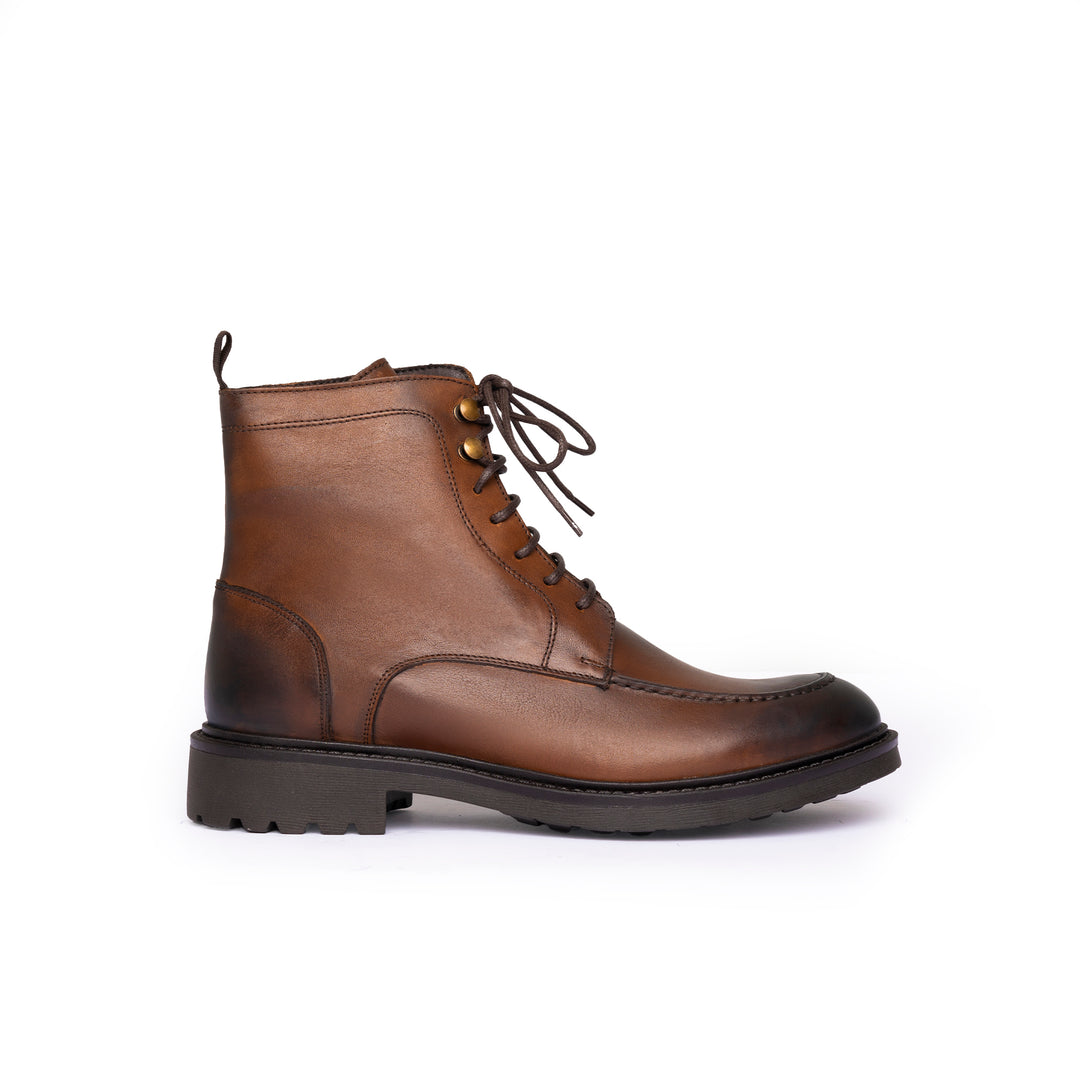 Uomo Pelle Marrone Scarpe Uomo Eleganti Stivaletto Scarpa Uomo