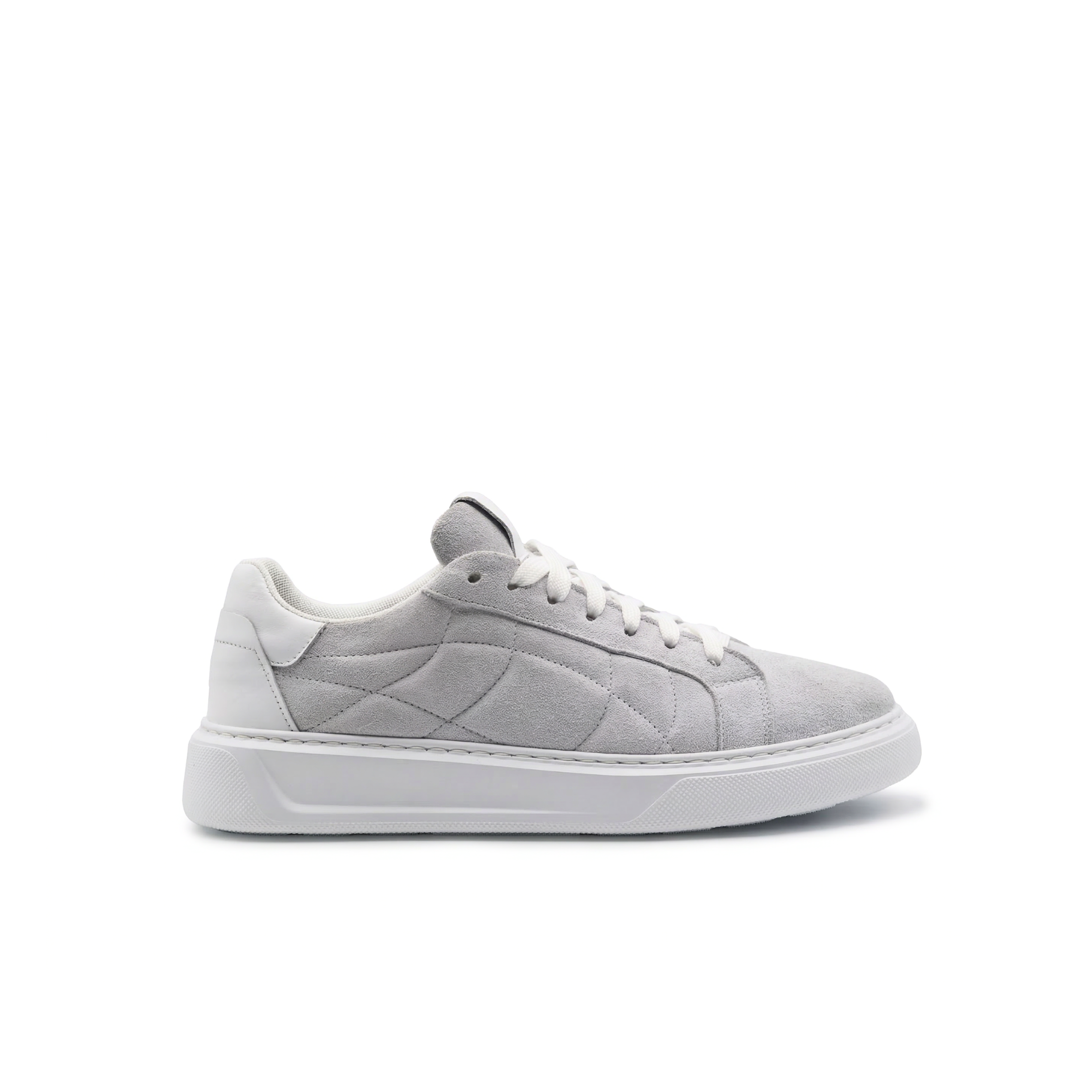 Orion Sneakers Uomo in Camoscio fondo bianco