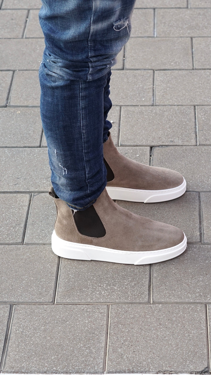 Harvey beatles sportivo in camoscio