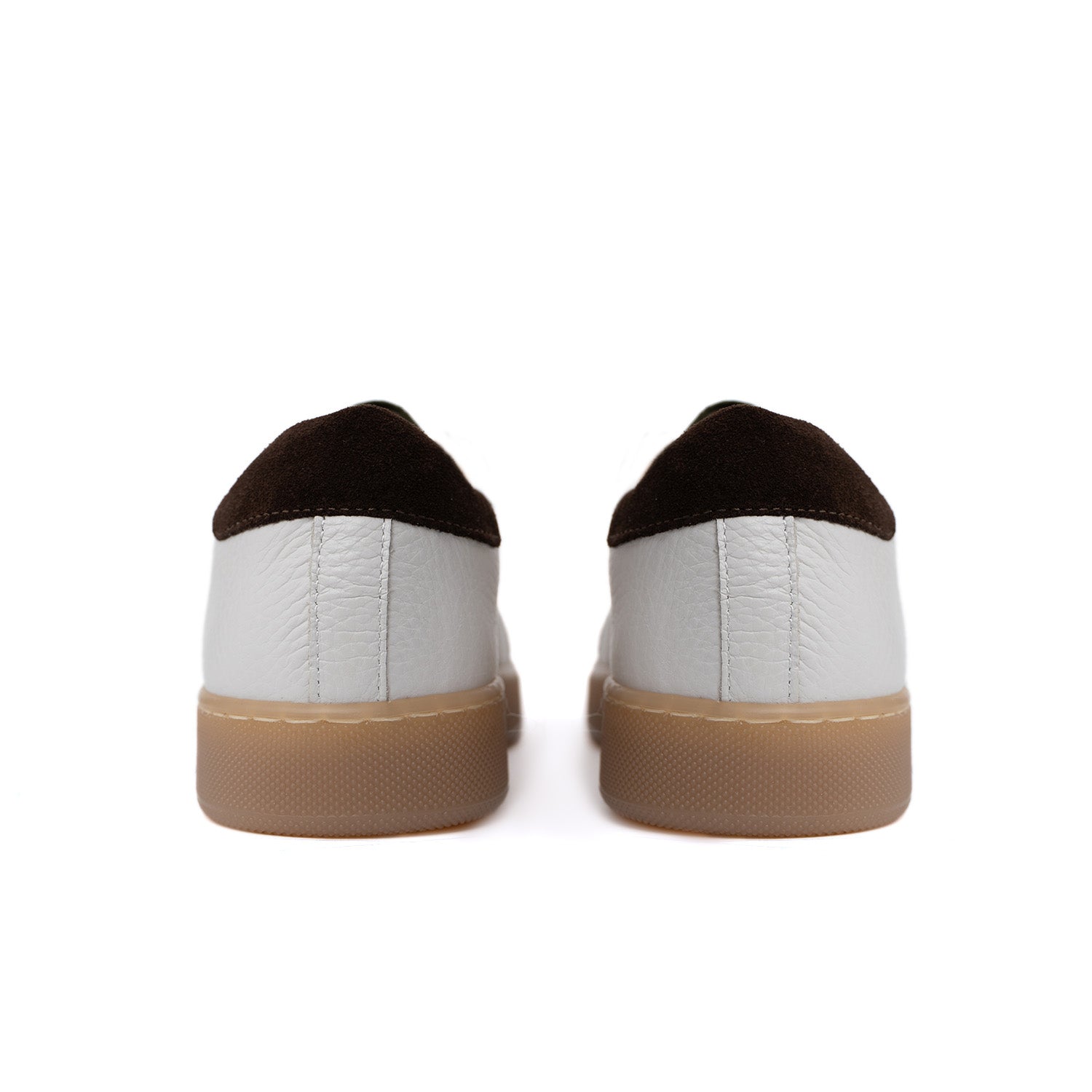 Градски маратонки за мъже от истинска кожа с велурени вложки