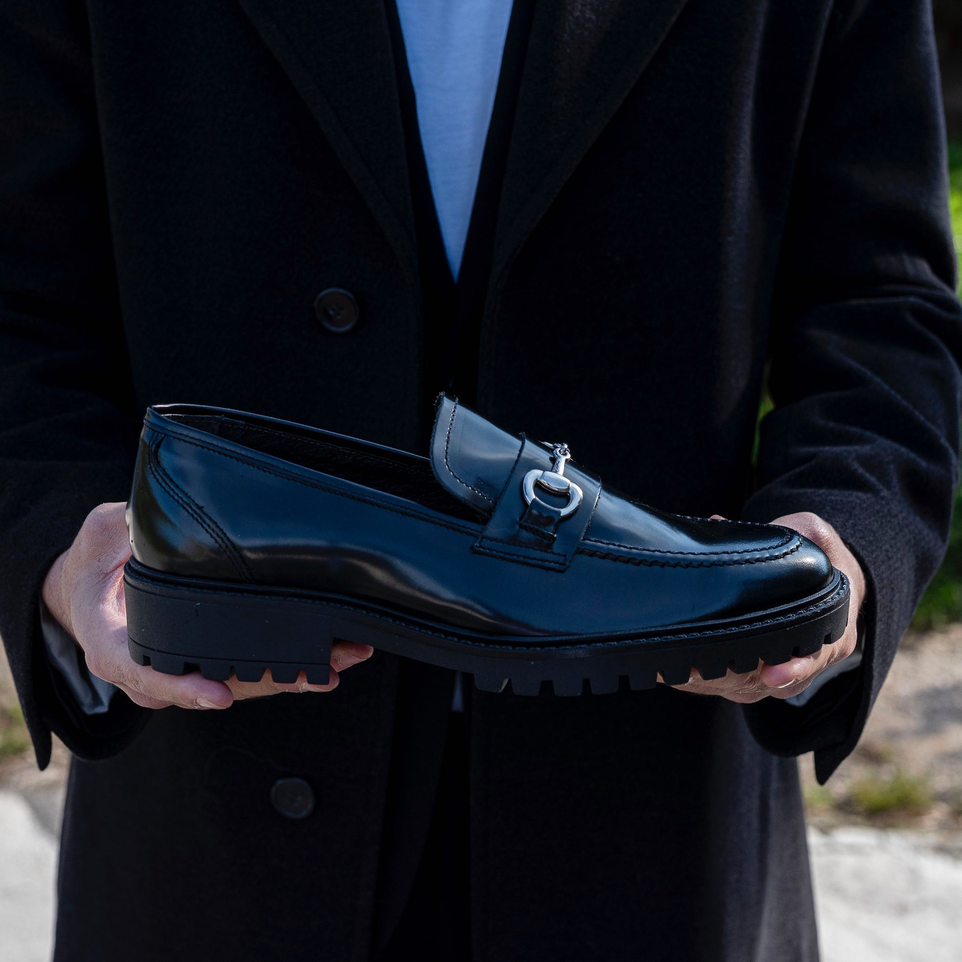 Morris Mocassino Herr i Äkta Skinn Abrasivata