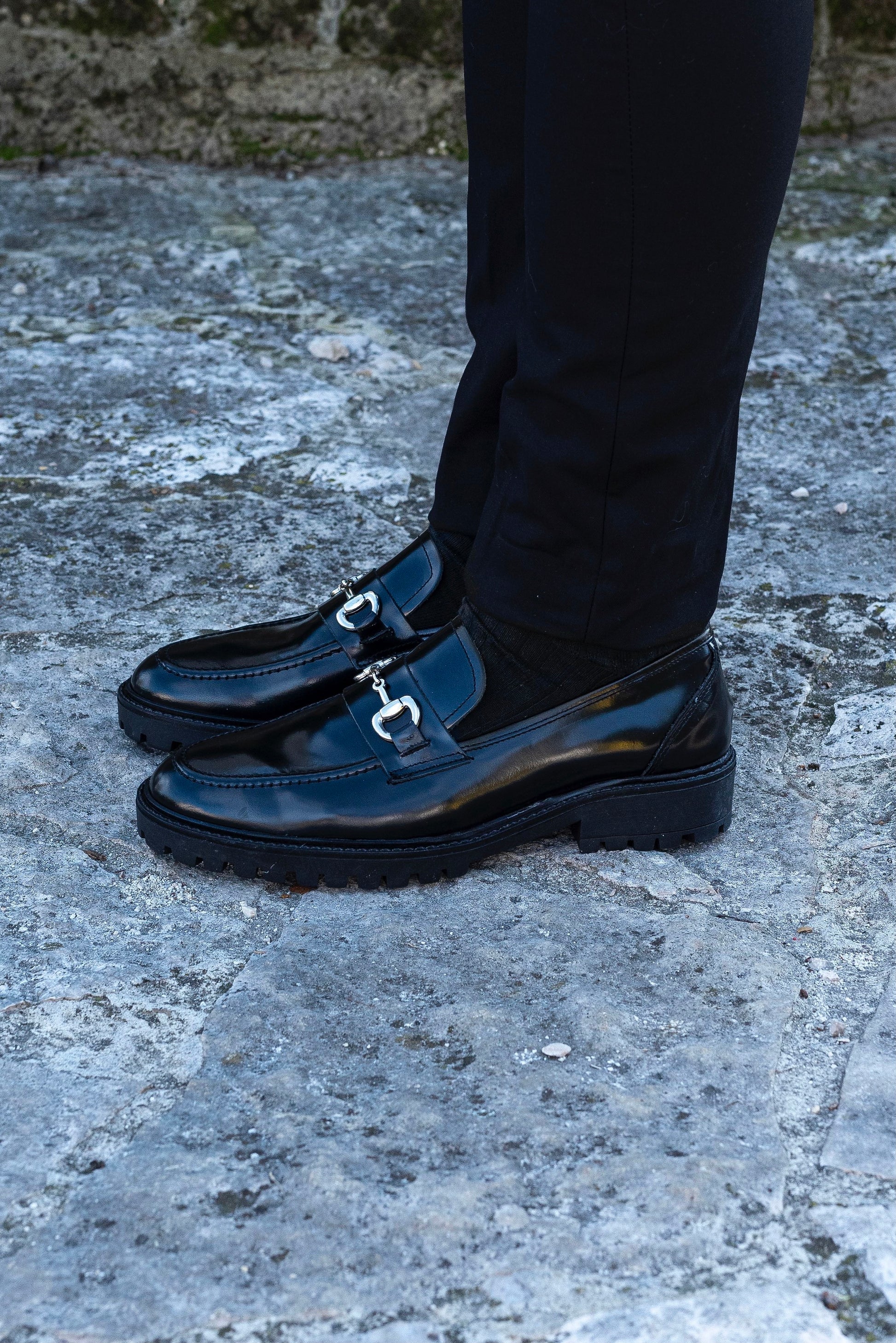 Morris Mocassino Herr i Äkta Skinn Abrasivata